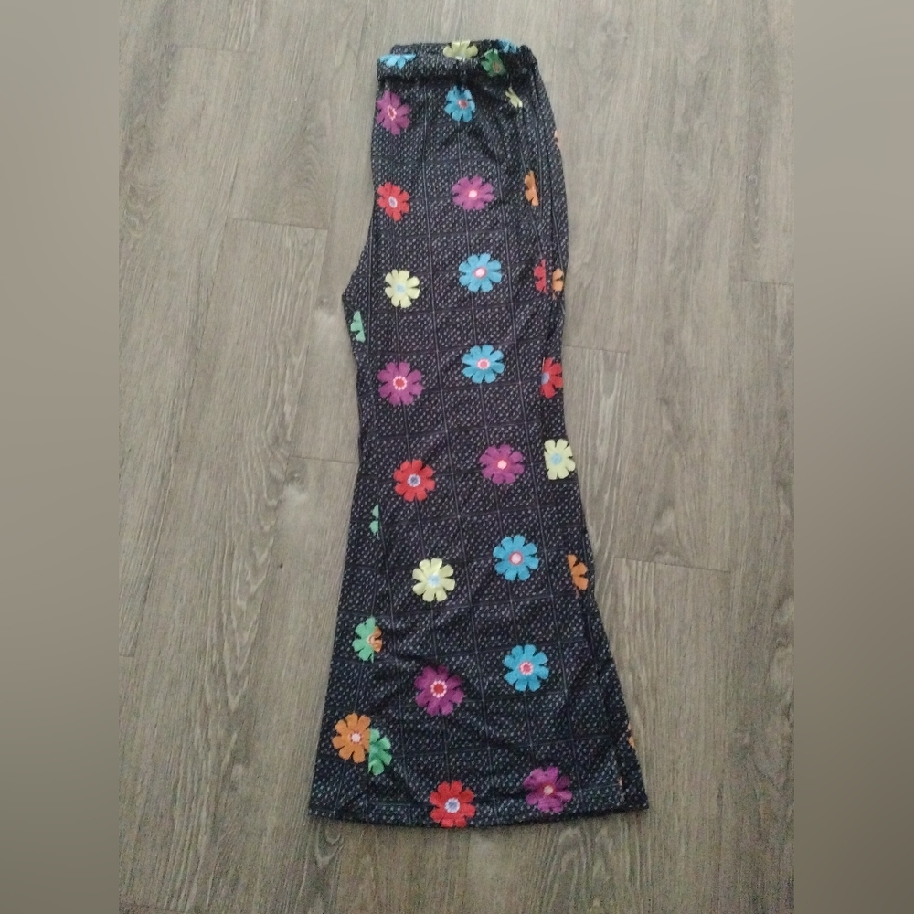 Flared Floral Pants